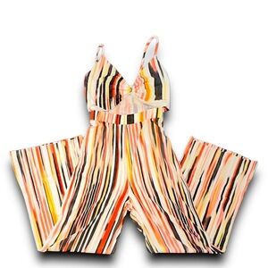Bright Striped Jumpsuit